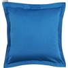 Bassetti Federa per cuscino in 100% raso di cotone, colore Avio 1348, dimensioni: 40 x 40 cm - 9324576