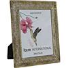 DKD Home Decor Cornice per foto della marca metallo vetro (28,5 x 2 x 33,5 cm) (Referenza: S3021404)