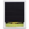 Redi Shade Paralume in carta plissettata oscurante originale, nero, 91,4 x 182,9 cm, confezione da 6