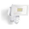 Steinel Faretto a LED LS 300 S bianco, proiettore da 29,5 W, rilevatore di movimento 240°, portata 12 m, 4000 K bianco neutro