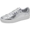 HUGO Morrie_Tenn_crk - Scarpe da Ginnastica Donne, Silver,