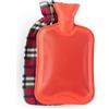 Mobiclinic, Borsa acqua calda, Boule, Marchio europeo, Con fodera trama scozzese, Marcatura ce, Flessibile, Morbida in cotone, Lavabile