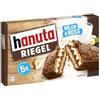 Generico Chocolate Germany Hanuta Riegel - 5 deliziose tavolette di cioccolato (34,5g ciascuna), a base di wafer, latte e nocciole, senza coloranti né conservanti - Riegel 173g