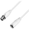Adam Hall Cables 4 STAR MMF 500 SNOW - Cavo microfonico XLR femmina a XLR maschio 5 m