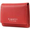 bugatti Linda Portafoglio Donna Pelle con Portamonete, Piccolo - Rosso