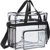 Cosiesnest Porta Trucchi da Viaggio 27.5 * 27.5 * 14cm Grande Chiaro Borsa Per Cosmetici Busta Trasparente per Liquidi Aereo Beauty Case da Viaggio PVC Wash Bag Impermeabile Borsa Trasparente Donna＆Uomo