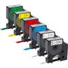 UniPlus 6x Nastro Compatibile con Dymo D1 40910 40913 40916 40917 40918 40919 Etichette per Dymo LabelManager 160 210D 220P 360D 420P 500TS 120P Labelpoint 250 150 Labelwriter 450 Duo 9mm x 7m