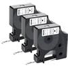 UniPlus D1 9mm Nastro Compatibile con Dymo D1 40913 S0720680 Etichette per Dymo LabelManager 160 210D 220P 360D 420P 500TS 120P Labelpoint 250 150 Labelwriter 450 Duo Nero su Bianco Confezione da 3