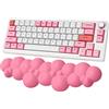 ZIYOU LANG Poggiapolsi per Tastiera Rose Cloud-Soft Bracciolo Ergonomico Poggiapolsi PU Memory Foam Supporto per Computer PC, Sollievo dal Dolore di Digitazione, Lavabile, Facile da Pulire