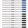 NEO+ Ricariche per penna a sfera, 8513 Cross Compatible 6 x BLUE INK + 6 x BLACK INK + 1 x RED INK