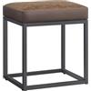 SONGMICS Home LUIZ Collezione - Sgabello Rettangolare, Sgabello da Trucco, Poggiapiedi, Piano Reversibile, Tavolino, Portata 300 kg, per Camera da Letto Soggiorno Ingresso, Marrone Noce LOM079K01