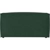 LOUNGITUDE - Charlotte - Pouf in tessuto riccioli verde