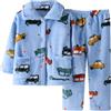Generic Pigiama in Pile per Bambini e Ragazzi Set Caldo Inverno Autunno Pigiama Pigiama Morbido Set di Pantaloni con Tasche Bikini 16 Anni