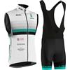 Mydawan Completo Ciclismo Uomo Estivo Abbigliamento Bici MTB Tuta Ciclista Senza Maniche,Maglietta Bicicletta Gilet e Salopette Pantaloncini con 9D Gel Imbottiti,Maglia Ciclo Asciugatura Rapida(7,L)