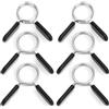 flintronic 6 Pezzi Morsetti per Bilanciere, 29 mm per Bilanciere con Chiusura a Molla, Chiusura a Molla in ABS, per Sollevamento Pesi, Allenamento di Forza, Fissaggi a Manubri Corti