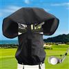 MZSX Copertura antipioggia per sacca da golf impermeabile, mantello antipioggia nero per sacche da golf, copertura antipioggia per sacca da golf all'aperto, cappuccio antipioggia portatile