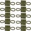 WarmHeartting Gilet tattico Accessorio per Zaini Tactical Molle Elastico Molle Fibbia a Nastro Fermo tattico per Antenna Stick Tubo Corda Elastica Fibbia a Nastro