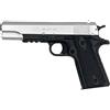 Cybergun Colt 1911 hpa Bicolore Airsoft Palla Pistola-Modello a Molla-Colore: Nero/Argento-Metallo bullone-Potenza 0,5 Joule