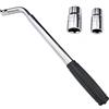 N\P NP NP-090 - Chiave telescopica per anse, 36-51 cm, in acciaio al cromo vanadio, 17/19, 21/22 mm
