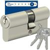 AceMining Cilindro Serratura, Serratura Porta Blindata, Serratura Porta Esterna con 3 tasti, Installazione facile Serratura Porta, Set di Cilindro Eeuropeo, Cilindretto Serratura Porta (35/35, 70mm)
