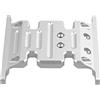 Mxfans RC1:10 Upgrade lega Center Skid Transmission Plate argento ricambio per AXIAL SCX10 4WD