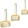 Qinsky Rotella Tagliapasta,3 Pcs Rullo Taglia Ravioli Quadrati et Tondo, Stampi per Tortellini, Pasta Fresca Utensili Stampo per Cookie Biscotto et Fai da Te