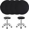 FAELNK Copri Sgabello Rotondo 4 PCS Coprisgabello Coprisedia Elasticizzati Lavabile Ingualcibile Copri Pouf Rotondo per Sgabelli Rotondi di 35-45 cm di Diametro