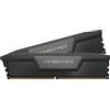 CORSAIR VENGEANCE DDR5 RAM 64GB (2x32GB) 6000MHz CL30 Intel XMP Compatibile iCUE Memoria per Computer - Nero (CMK64GX5M2B6000C30)