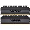 Patriot Memory Patriot Viper Blackout RAM Series DDR4 8GB (2 x 4GB) 3200MHz CL 16 Kit di Memoria Gaming XMP 2.0 Nero