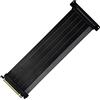 Cooler Master MasterAccessory Riser Cable PCIe 4.0 x16 300 mm V2 - Cavo TPE ultra flessibile con schermatura EMI, slot PCI rinforzati, connettori pin dorati, involucro protettivo in ABS - Nero