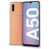 Samsung Galaxy A50 Smartphone, Display 6.4 Super AMOLED, 128 GB Espandibili, RAM 4 GB, Batteria 4000 mAh, 4G, Dual Sim, Android 9 Pie, [Versione Italiana], Coral