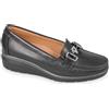 Valleverde Mocassini Donna 11323 in Pelle Nero EU 39