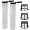 CHUNCAIL Rulli e filtri HEPA compatibili con Tineco Floor ONE S6/S7 PRO aspirapolvere a batteria, 2 rulli per spazzole, 3 filtri HEPA