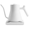 Fellow Bollitore elettrico a collo di cigno Fellow Stagg EKG - Teiera e caffè pour-over sopra, acciaio inox, riscaldamento rapido, EU Bianco opaco, 0,9 litri