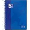 Oxford 100430197 - Collegeblock Recambio, Taccuino con copertina rigida e microperforazione, A4, Blu