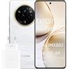 realme 14 Pro 5G Smartphone, 8 + 256GB, Cellulare, Design che Cambia Colore Sensibile al Freddo, IP69, 50 MP Sony IMX882 OIS Fotocamera, Display 120Hz, Batteria da 5260 mAh, Bianco(Con Adattatore)
