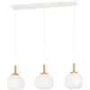 Eglo Lampadario a sospensione Summerhill, lampada per tavolo da pranzo, a 3