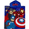 Disney Asciugamano poncho con cappuccio ufficiale Marvel Avengers, super morbido, Capitan America, Iron Man, Thor, accappatoio perfetto per casa, bagno e spiaggia, multicolore, 115 x 50 cm