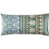 Bassetti MIRA 9325879 - Federa per cuscino per biancheria da letto, 100% raso di cotone, colore verde V1, dimensioni: 40 x 80 cm