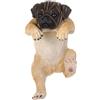 Koehler Home Decor 10017283 - Decorazione per la casa con carlino e margherite, 38 cm