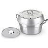 Fatto in Casa da Benedetta Pentola Fornetto per cucina a Fuoco e Induzione diametro 24 cm - Alluminio crudo riciclabile 100%, subito pronta all'uso senza bisogno di preriscaldare