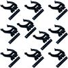 cyclingcolors Cylingcolors - 10 Clip per Piastra da avvitare a Coda di Albero, in plastica, per mobili, 28 mm, 34 mm, per Cucina e Bagno, Ø 34 mm (da Vite)