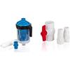 Gre PFAC17 - Prefiltro per pulitore ad Aspirazione, 1.7 Litri, Blu & AR512 valvola, Bianco