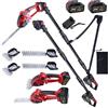 CHANGE MOORE Multitool Kit, Potatore Telescopico da, Accessorio Tagliasiepi con Lame da, per Altezze Elevate, Batteria da 21 V (4 Ah), Batteria e Caricabatteria Inclusi A
