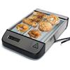 AIGOSTAR TOSTAPANE ORIZZONTALE PIATTO SHELTON TOUCH 1000WATT QUARZO 6 LIVELLI