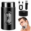 KQLHLHDYZ Mini rasoio elettrico portatile, rasoio elettrico ricaricabile per uomo, mini shave rasoio elettrico, portatile per barba per uso bagnato e asciutto, adatto per casa, viaggio Burea