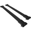 RE&AR Tuning Compatibile con Dacia Sandero Stepway 2 2012-2020 Fly Model Barre Tetto Portapacchi Auto Barre Portatutto Nero Alluminio 2 Barre
