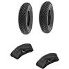 MG Kit 2 GOMME PNEUMATICI 3 50 10 350 10 VEE RUBBER VRM054VESPA PX LML 125 150 200 +CAM