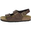 Valleverde VG9910 Sandali bio Scarpe Trekking Uomo in Pelle Marrone/46