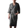 MODSGUE Vestaglia da donna corta Cozy, vestaglia da notte, sexy, oversize, per donne e ragazze, da donna, morbido, accappatoio allentato, grigio., L